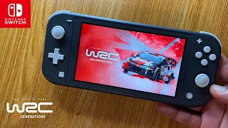 WRC Generations The FIA WRC Official Game Nintendo Switch Lite Gameplay [upl. by Yelroc]