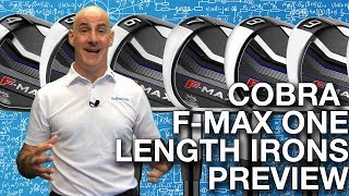 Cobra FMAX One Length Irons Preview [upl. by Anderegg]