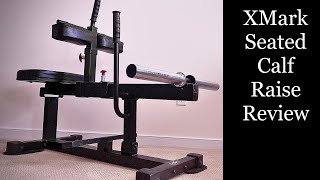 XMark Fitness Seated Calf Raise Review [upl. by Dercy963]