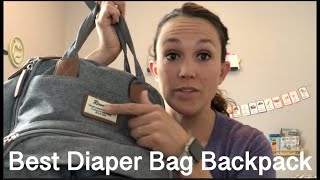 Diaper Bag Backpack Review and Comparison Best Diaper bag ever [upl. by Alair519]