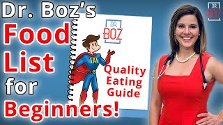 Keto Food List for Beginners the ultimate eating guide  Dr Boz [upl. by Arodoeht]