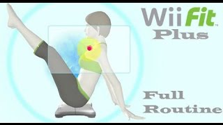 Wii Fit Plus Full Routine [upl. by Atnauq]