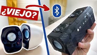 Convierte ALTAVOCES VIEJOS en Altavoz BLUETOOTH CASERO [upl. by Roosnam872]