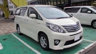 2013 TOYOTA ALPHARD HYBRID SR  Exterior amp Interior [upl. by Eyot]