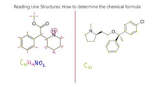 Reading Skeletal Line Structures Organic Chemistry Parts 2 amp 3 [upl. by Aicemaj265]