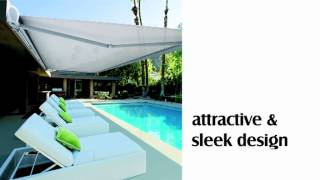 LUXAFLEX® Contemporary Series Folding Arm Awnings [upl. by Norean]