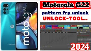 Motorola G22 Frp Bypass with Unlock Tool Moto G22 Google account bypass 2024 [upl. by Cirri]