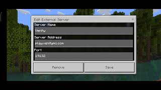 Minecraft Venity Network IP And Port [upl. by Adnawot]