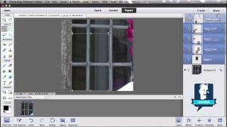 Remove Window Reflection in Photoshop Elements [upl. by Sezen661]