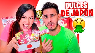 COMO SON LOS DULCES DE JAPON  😱 PROBANDO DULCES JAPONESES 🔥 Sandra Cires Play ft HaroldArtistPlay [upl. by Niklaus]