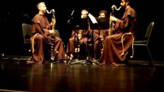 Danse Macabre for four bass clarinets Edmund Welles live [upl. by Shulem451]