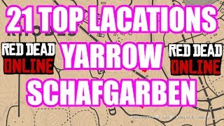 21 Locations Yarrow Schafgarbe Täglichen Herausforderungen Red Dead Redemption 2 Online [upl. by Hserus]