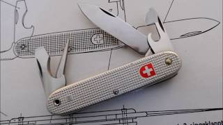 Victorinox Swiss Army Alox Soldier Knife Mod 61 Part Details [upl. by Yarw906]