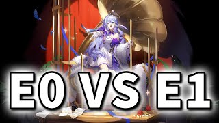 「Robin」E0 vs E1  Honkai Star Rail [upl. by Valdemar]