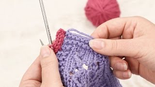 How to Knit an Attached Icord [upl. by Maggee]