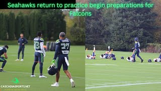 Seahawks return to practice set sights on Falcons [upl. by Ong270]