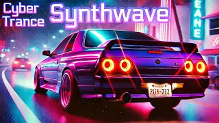 Trance Synthwave  Neon Drive for Relaxation and Focus [upl. by Caralie327]