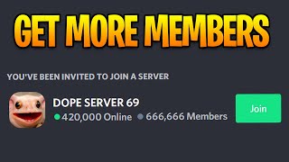 How to Invite People and Get More Members on Discord [upl. by Norma773]