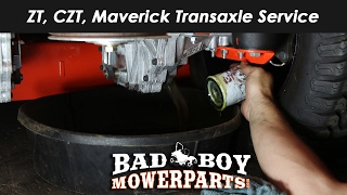 ZT CZT Maverick Transaxle Service Procedure [upl. by Yahska]