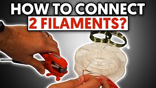 How To Connect 2 Filaments By 3D Printer Filament Connector Gen2 [upl. by Gerkman]