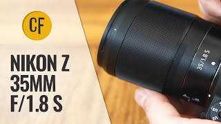 Nikon Z 35mm f18 S lens review with samples Fullframe amp APSC [upl. by Laural983]