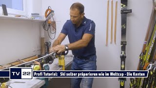 Alpin Ski präparieren wie die Profis Kanten schleifen wie im SkiWeltcup  Tutorial in 3 Schritten [upl. by Atwood]