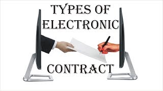 Types of Electronic Contract  Cyber Law  Law Guru [upl. by Nnaj]