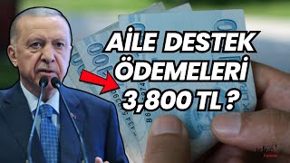 AİLE DESTEK ÖDEMELERİ 3800 TL [upl. by Ahsiem]