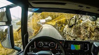 POV Driving Scania S520  Odda  Ålvik Rv13 Part 23 [upl. by Donna]