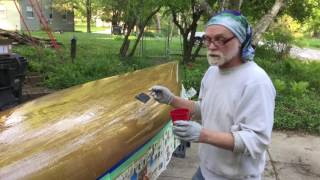 Canoe Repair May 2016 [upl. by Nicolas]