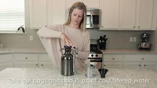 uKeg Nitro Cold Brew Coffee Maker  How To Use [upl. by Hsaniva]