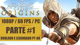 ASSASSINS CREED ORIGINS Gameplay Playthrough 1 Dublado e Legendado PT BR   Sem Comentários [upl. by Nrehtac]