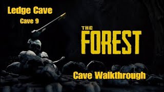 The Forest  Cave Walkthrough Ledge Cave Cave 9 PS4 Patch 108 [upl. by Eckblad]