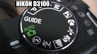 Nikon D3100 DSLR Basic beginner tutorial training Part 1 [upl. by Estrella]