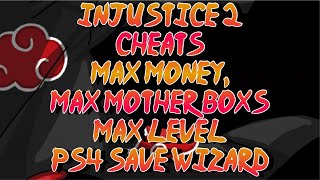 Injustice 2 CheatsMax Money Max Mother Boxs and Max LevelPs4 Save Wizard [upl. by Enilra]