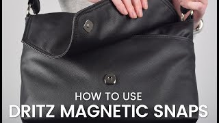 How to Use Dritz Magnetic Snaps [upl. by Silvie498]