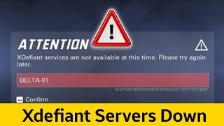 xdefiant servers down 2024  xdefiant services not available [upl. by Kress]