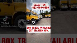 Box Trucks Available Now Get in contact boxtrucks trucking truckinglife truckdriver deal [upl. by Aliuqaj]