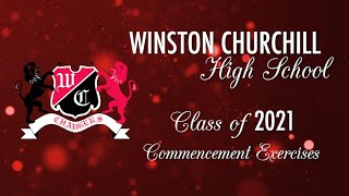 Winston Churchill High School  Class of 2021 Commencement Exercises [upl. by Shae]