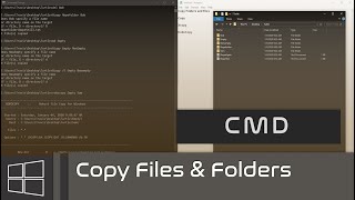 CMD  Copy Files amp Folders [upl. by Owens]