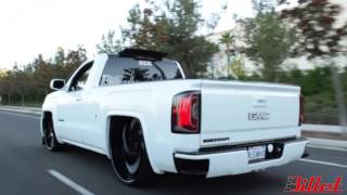 Bagged 2014 GMC Sierra On 30 MTW Billets  Team Billet [upl. by Zanas618]