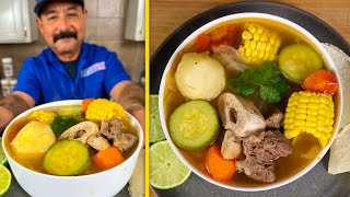 How to cook CALDO DE RES like the BEST Mexican Restaurants  Texas Beef amp Vegetable Soup Recipe [upl. by Pasia]