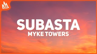 Myke Towers – SUBASTA Letra [upl. by Luce827]