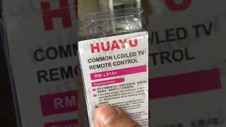 Huayu TV remote Control unboxing [upl. by Alroy]