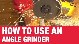 How To Use An Angle Grinder  Ace Hardware [upl. by Dranyar]