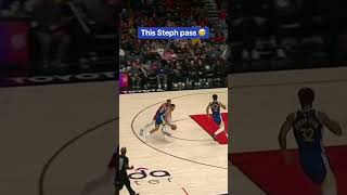 This Steph Curry pass 🤣 [upl. by Rolan]