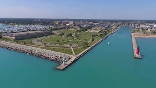 Downtown Kenosha Wisconsin Beachfront [upl. by Nevag692]