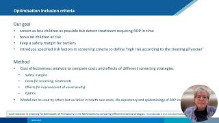 Visual impairment due to retinopathy of prematurity and concomitant disabilities in the Netherlands [upl. by Yer269]