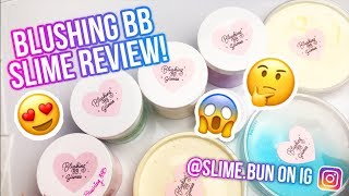 Blushing Bb Slimes 100 Honest Review Famous Slime Shop Was It Worth It [upl. by Enywtna258]