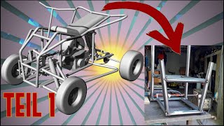 Quad ATV selber bauen 1 3D Planung  Grundrahmen [upl. by Duston899]